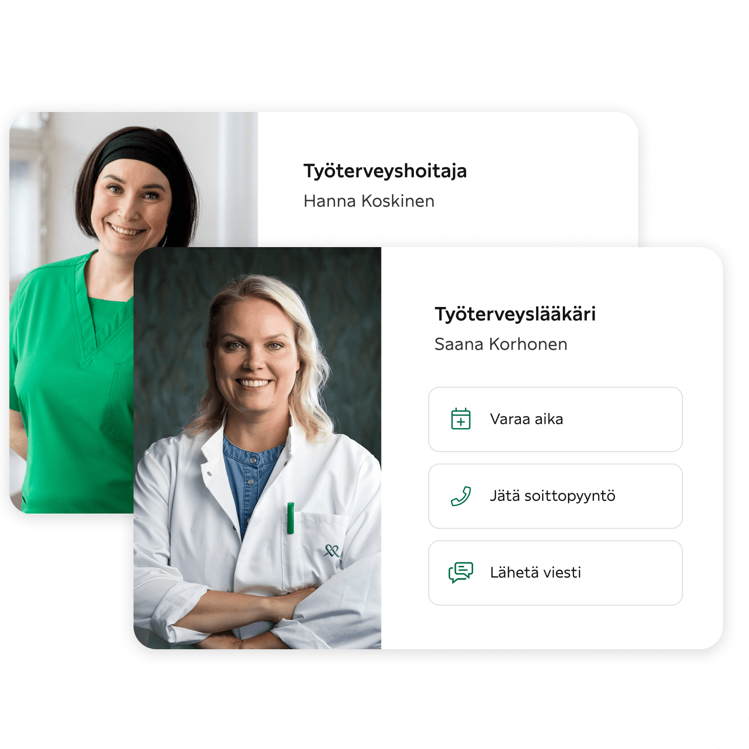 Kuvakaappaus työterveydestä